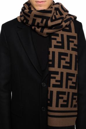 Scarf with an embroidered logo, zdjęcie 2 Scarf with an embroidered logo od Fendi